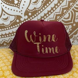 Wine Time Baseball Cap